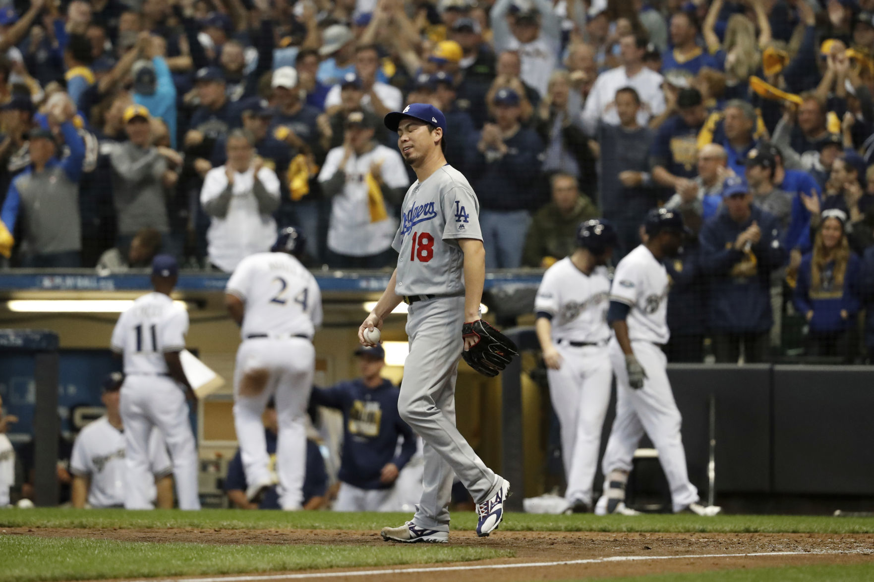 Brewers 7, Dodgers 2